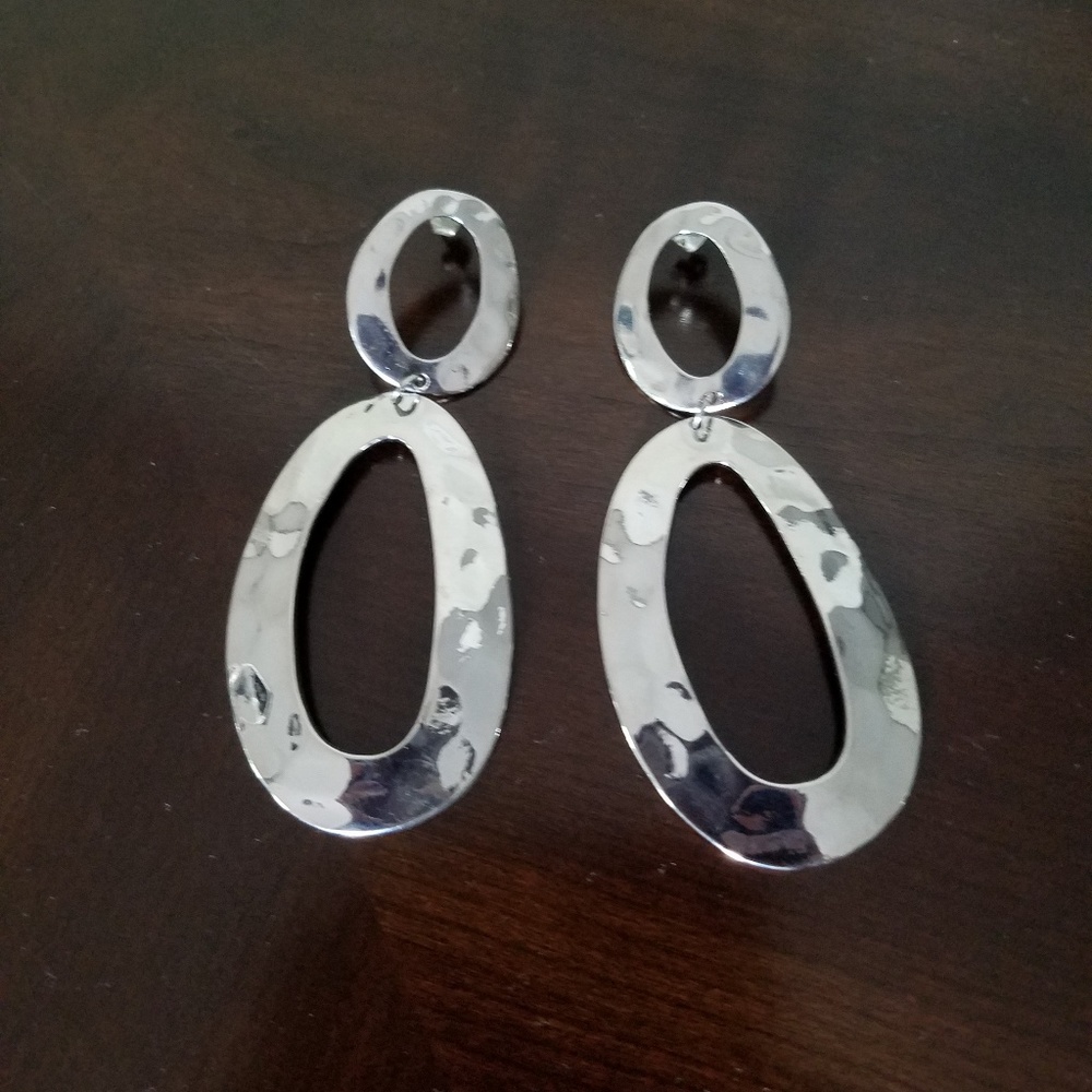 💗 3 for 10 Silver Dangling Earrings from NY & Co